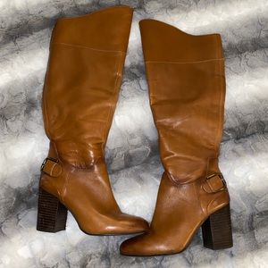 Vince Camuto leather knee high boots